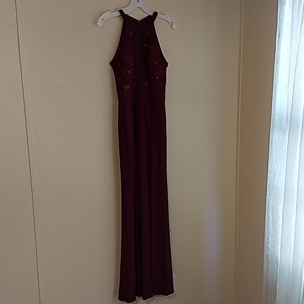 Wine Red Gown Women's Size 2